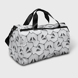 Сумки спортивные Металло-чешуйчатая серая броня, цвет: 3D-принт