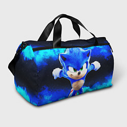Сумки спортивные Sonic неоновый дым, цвет: 3D-принт