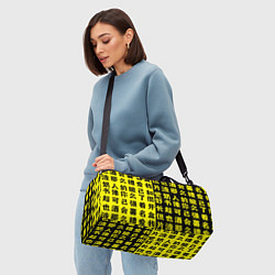 Сумки спортивные Иероглифы Япония, цвет: 3D-принт — фото 2