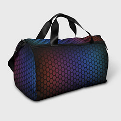 Сумки спортивные Abstract hexagon fon, цвет: 3D-принт