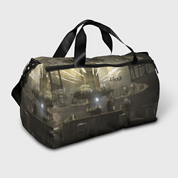 Сумки спортивные STALKER Одиночка и бармен, цвет: 3D-принт