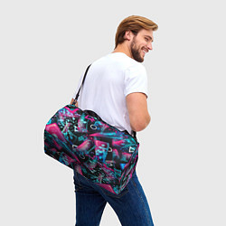 Сумки спортивные Neon money, цвет: 3D-принт — фото 2