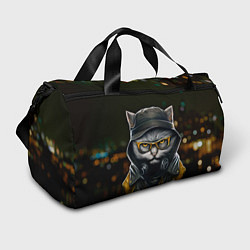 Сумки спортивные Rich grey Cat, цвет: 3D-принт
