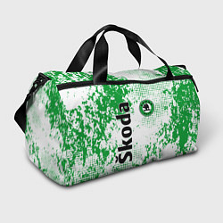 Сумки спортивные Skoda auto logo, цвет: 3D-принт