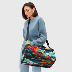 Сумки спортивные Художественный дракон от нейросети, цвет: 3D-принт — фото 2