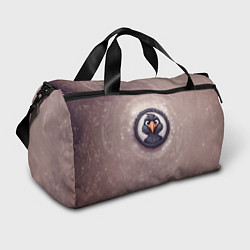 Спортивная сумка Забавный черный ворон