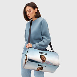 Сумки спортивные Тру фанат Nirvana, цвет: 3D-принт — фото 2