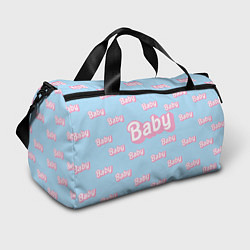 Сумки спортивные Baby - Barbie style: blue pattern, цвет: 3D-принт