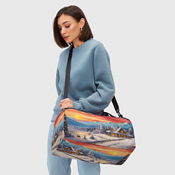 Сумки спортивные Северное сияние веселья, цвет: 3D-принт — фото 2