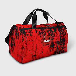 Сумки спортивные Super Meat Boy краски, цвет: 3D-принт