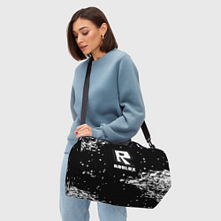 Сумки спортивные Roblox белая краска, цвет: 3D-принт — фото 2