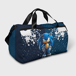Сумки спортивные Sonic - splash and logo, цвет: 3D-принт