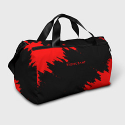 Сумки спортивные Биомутант краски красные, цвет: 3D-принт
