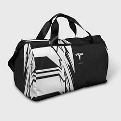 Сумки спортивные Tesla - carbon texture, цвет: 3D-принт