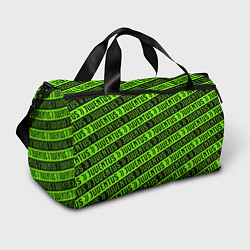 Сумки спортивные Juventus green pattern sport, цвет: 3D-принт