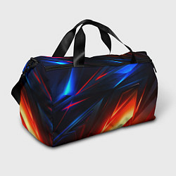 Сумки спортивные Geometry stripes neon steel, цвет: 3D-принт