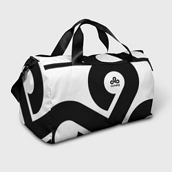 Сумки спортивные Cloud9 - black and white, цвет: 3D-принт