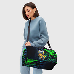 Сумки спортивные Радостный Пикачу рок звезда, цвет: 3D-принт — фото 2