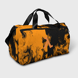 Сумки спортивные Half life fire orange, цвет: 3D-принт