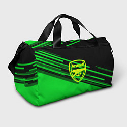 Сумки спортивные Arsenal geometry line green, цвет: 3D-принт