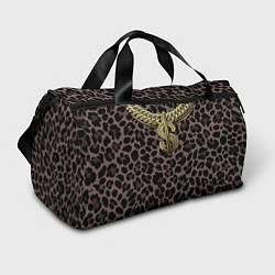 Сумки спортивные Костюм богача с золотой цепью, цвет: 3D-принт