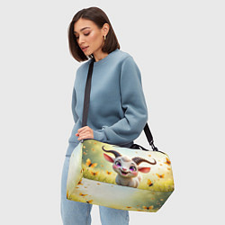 Сумки спортивные Козлёнок на лугу, цвет: 3D-принт — фото 2