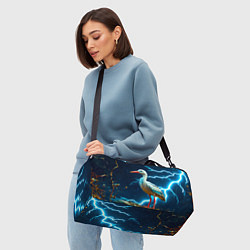 Сумки спортивные Аист и гроза, цвет: 3D-принт — фото 2