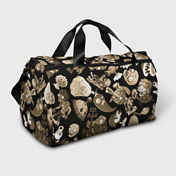 Сумки спортивные Растения против зомби в бежевом цвете, цвет: 3D-принт
