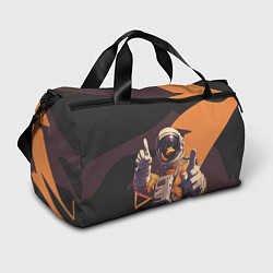 Сумки спортивные Птичий астронавт, цвет: 3D-принт