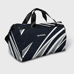 Сумки спортивные Haval тёмно-синий абстрактный, цвет: 3D-принт