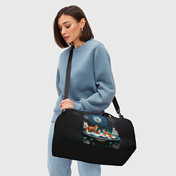 Сумки спортивные Семья из трех лисиц, цвет: 3D-принт — фото 2