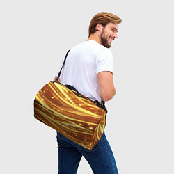 Сумки спортивные Золотая ткань с блестками, цвет: 3D-принт — фото 2