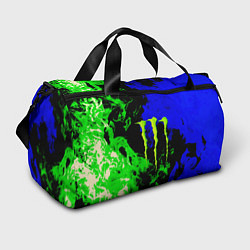 Сумки спортивные Monster energy кислотный огонь, цвет: 3D-принт