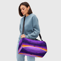 Сумки спортивные Фиолетовый стадион, цвет: 3D-принт — фото 2