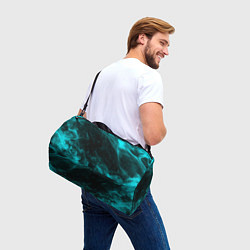 Сумки спортивные Neon smoke, цвет: 3D-принт — фото 2