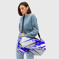 Сумки спортивные Color white blue, цвет: 3D-принт — фото 2