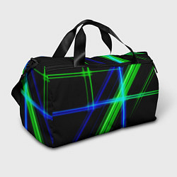 Спортивная сумка Color blue black green