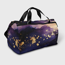 Сумки спортивные Золотая краска на текстуре, цвет: 3D-принт