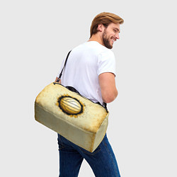 Сумки спортивные Волейбольный мяч на бежевом, цвет: 3D-принт — фото 2