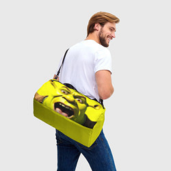 Сумки спортивные Шрек лицо кричащее, цвет: 3D-принт — фото 2