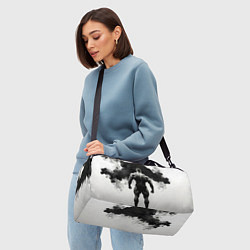 Сумки спортивные Бодибилдер и черный дым, цвет: 3D-принт — фото 2