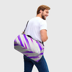 Сумки спортивные Color white pink, цвет: 3D-принт — фото 2