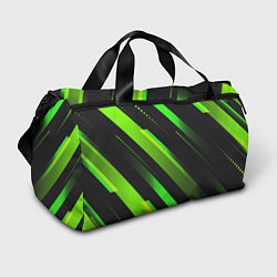Сумки спортивные Color black green, цвет: 3D-принт