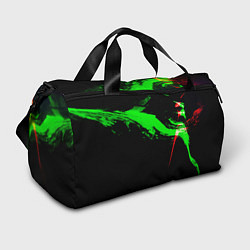 Сумки спортивные Color black green red, цвет: 3D-принт