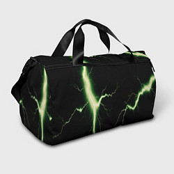 Сумки спортивные Lightning yellow текстура, цвет: 3D-принт
