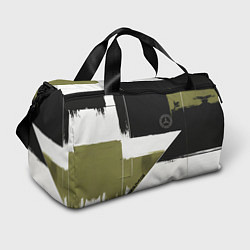 Сумки спортивные Merсedes Benz логотип, цвет: 3D-принт