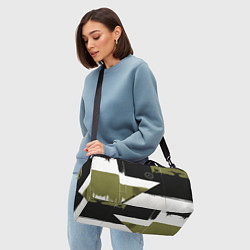 Сумки спортивные Merсedes Benz логотип, цвет: 3D-принт — фото 2