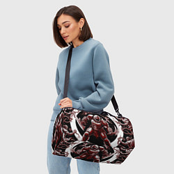 Сумки спортивные Doom red guardian, цвет: 3D-принт — фото 2