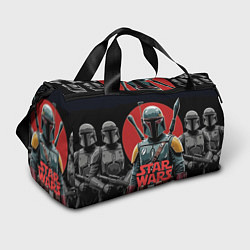 Сумки спортивные Boba Fett звездные войны, цвет: 3D-принт