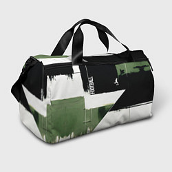 Сумки спортивные Футбол на фоне брызг красок, цвет: 3D-принт